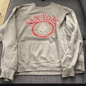 New York grey pullover